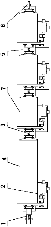 Tandem continuous ball mill and ball milling method