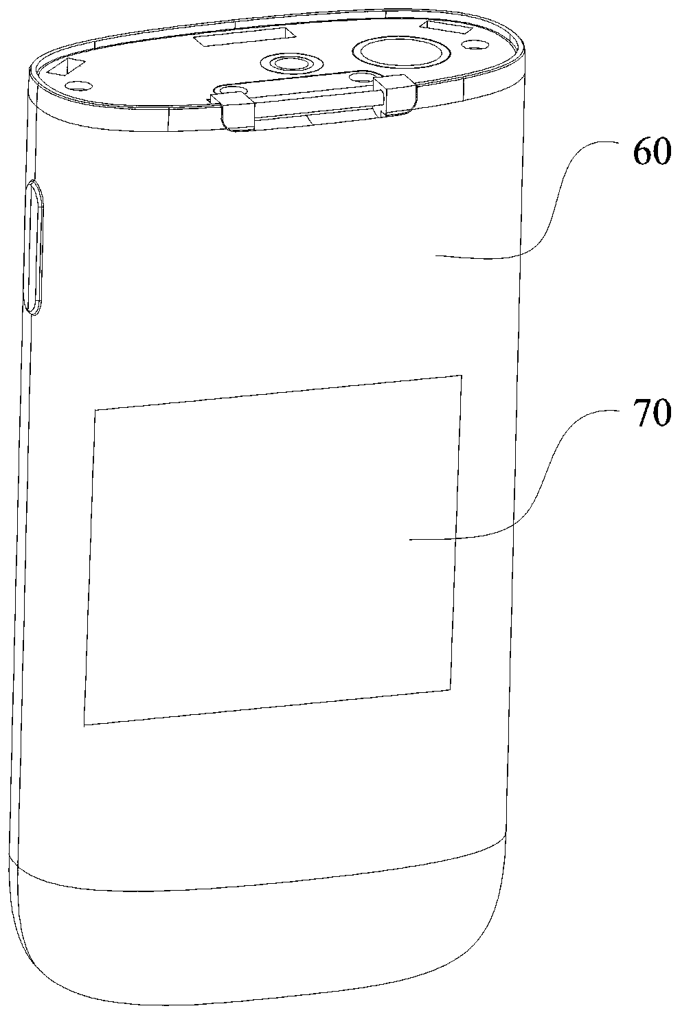 Health monitoring system and device based on piezoelectric technology