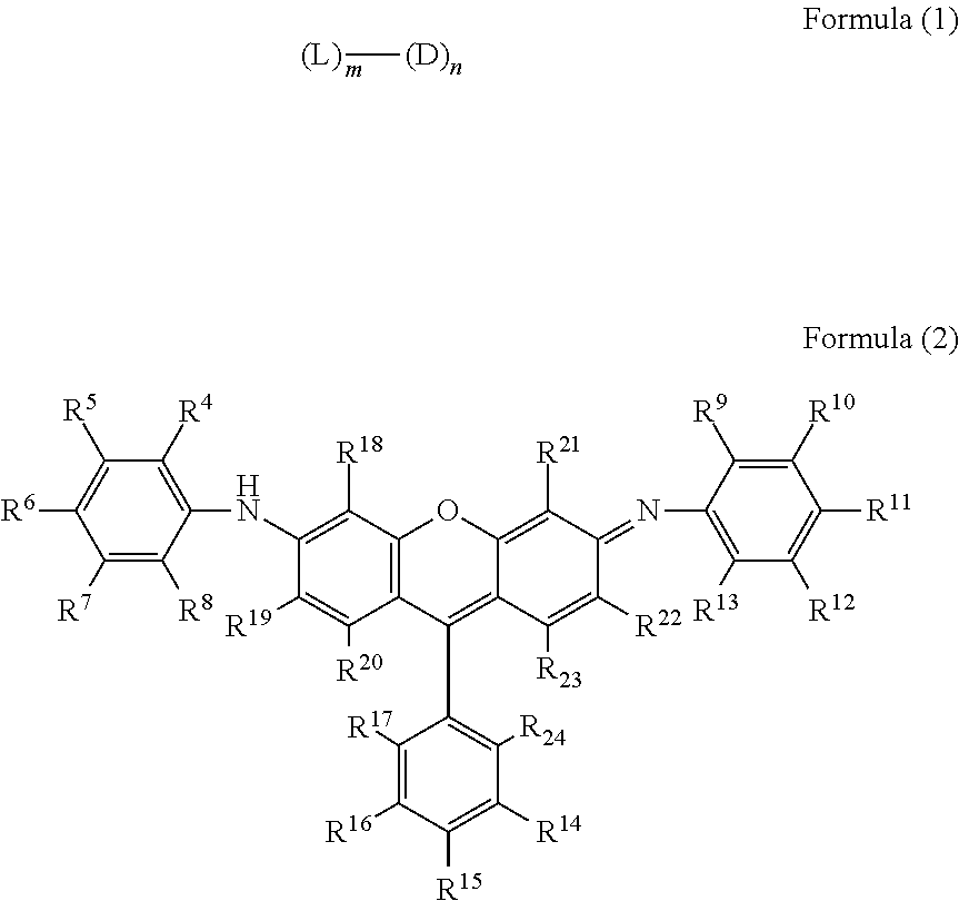 Compound having multimer structure of xanthene derivative, coloring composition, ink for inkjet recording, method of inkjet recording, color filter, and color toner