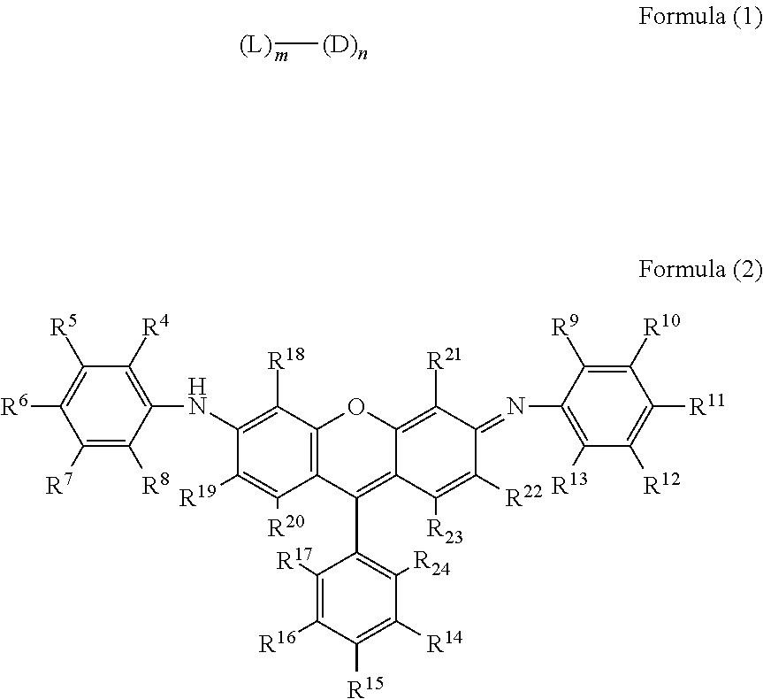 Compound having multimer structure of xanthene derivative, coloring composition, ink for inkjet recording, method of inkjet recording, color filter, and color toner