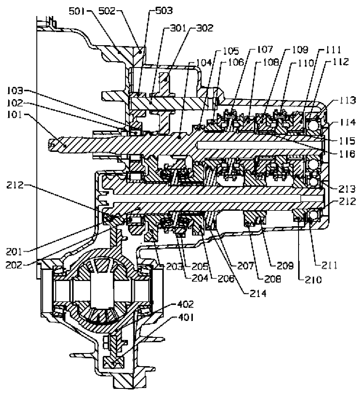 Gearbox and vehicle