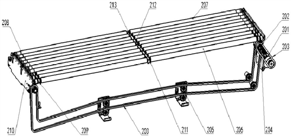 Efficient cyclic tracking flexible correction plate feeding machine