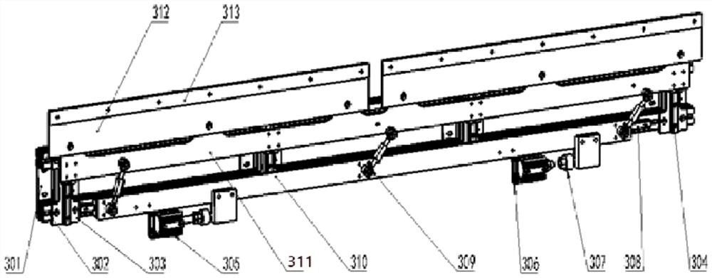 Efficient cyclic tracking flexible correction plate feeding machine