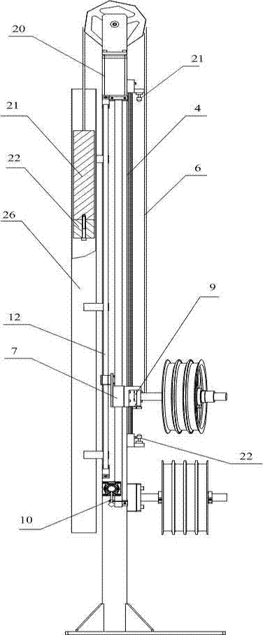 Drip irrigation belt storage device and storage method thereof