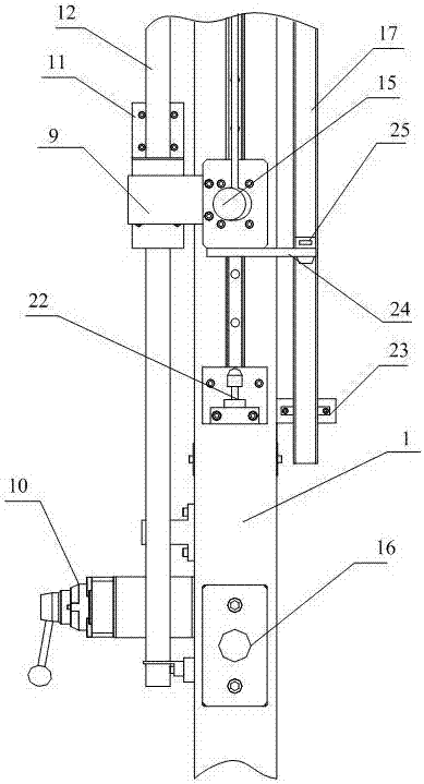 Drip irrigation belt storage device and storage method thereof