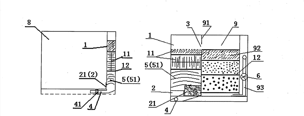 Water-pollutant separation device
