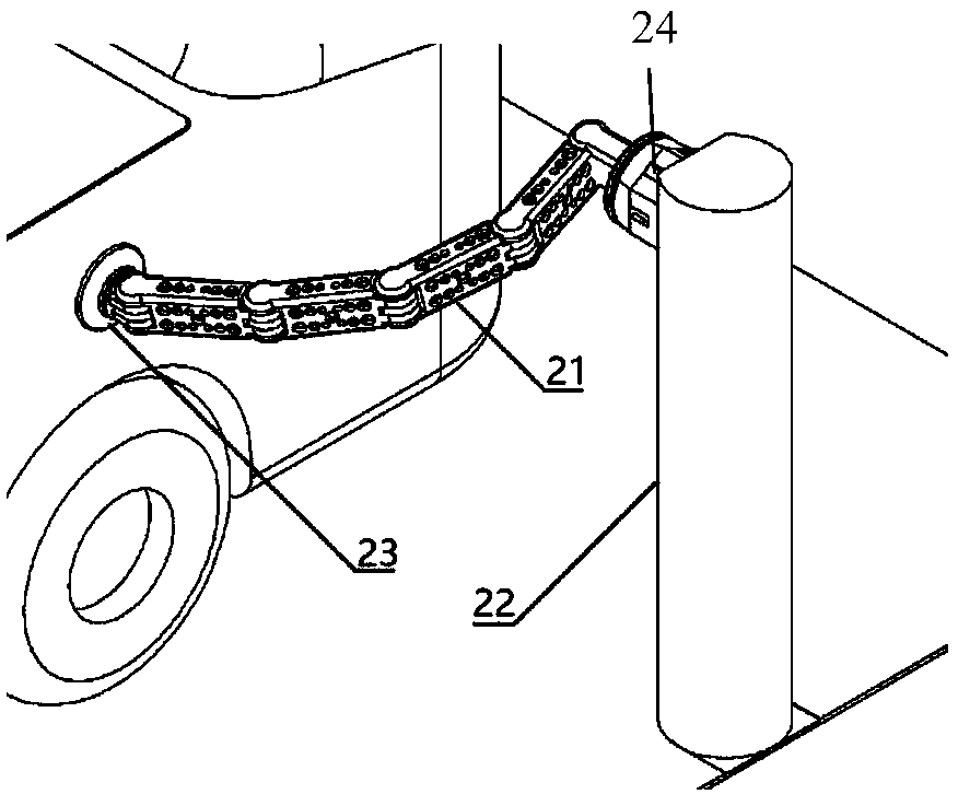 Electric car charging system and electric car parking charging method