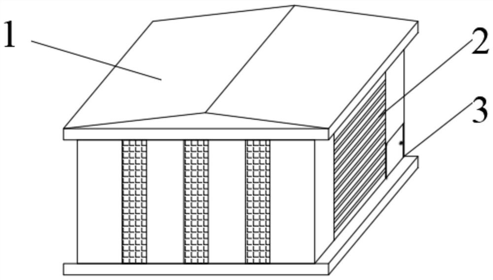 Box-type substation box body with high heat dissipation performance and assembling method of box-type substation box body