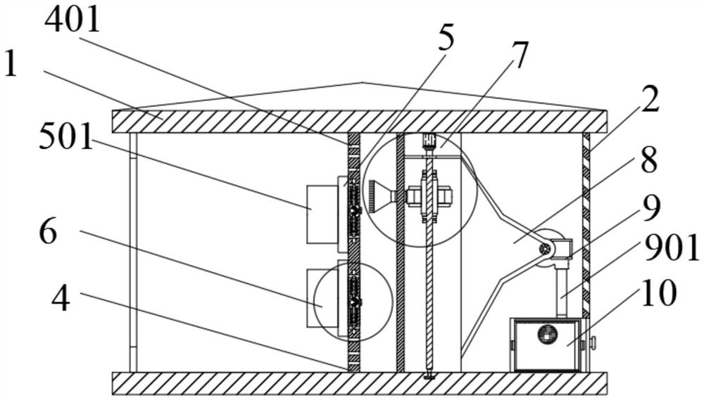 Box-type substation box body with high heat dissipation performance and assembling method of box-type substation box body