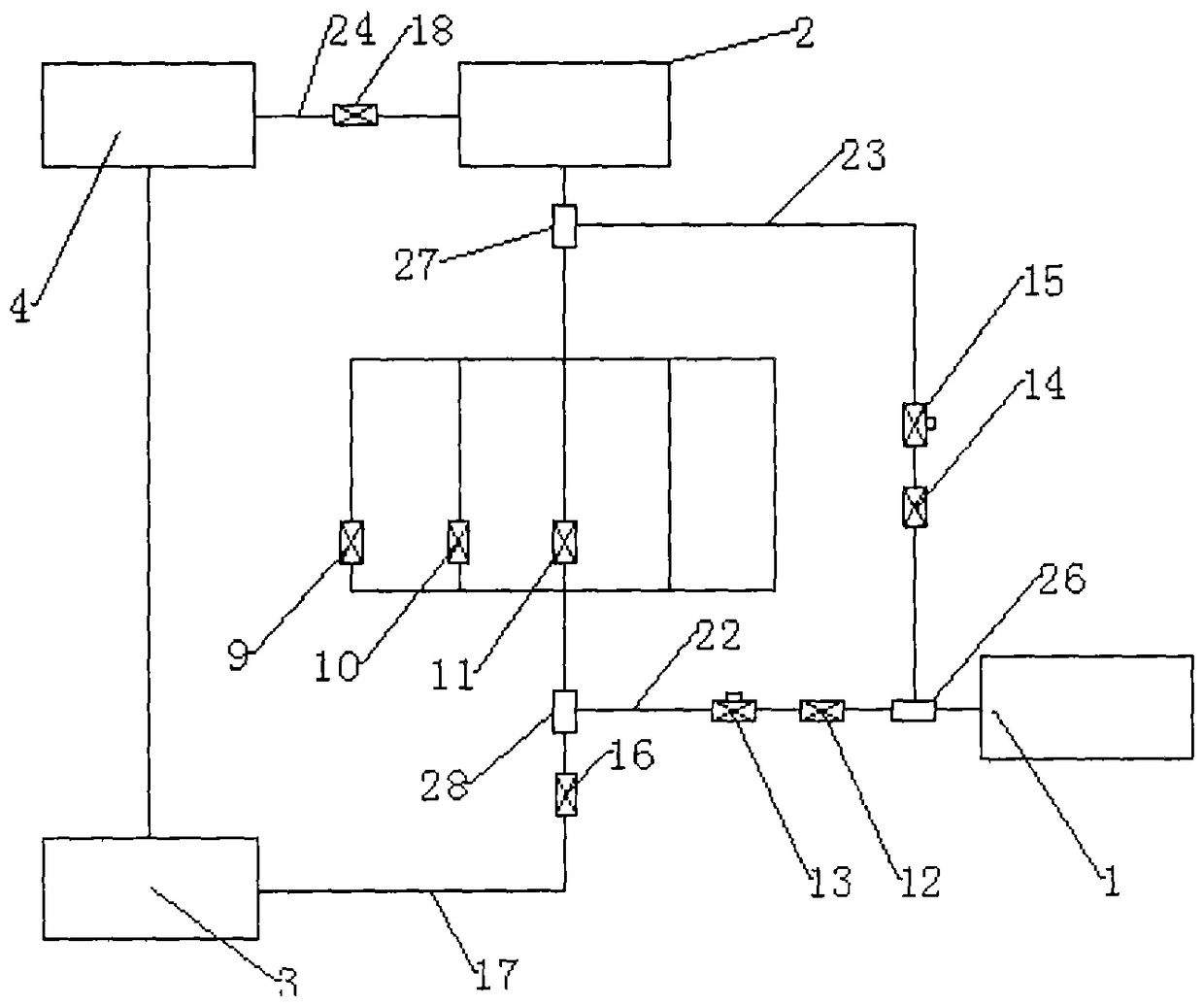 A kind of economizer that changes the area and flow mode to increase the flue gas temperature at the scr inlet