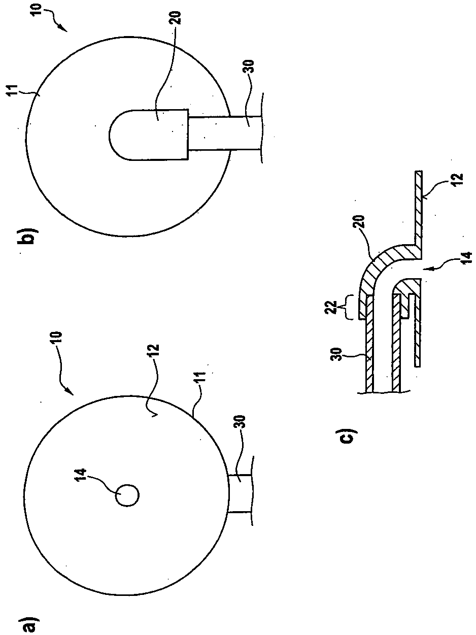 Wound treatment device and cover device therefor