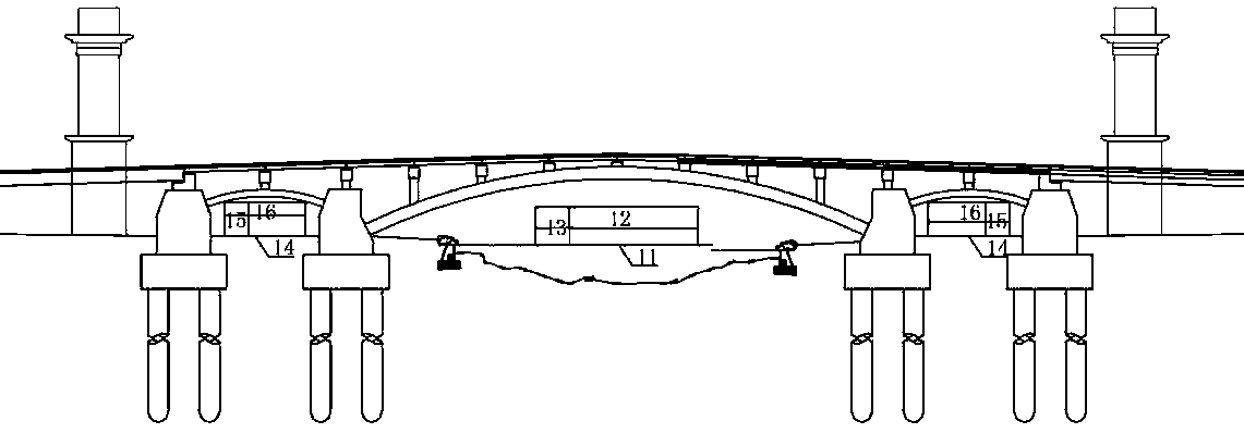 Design method for utilizing lower space of bridge crossing riverway to ensure integrity of park