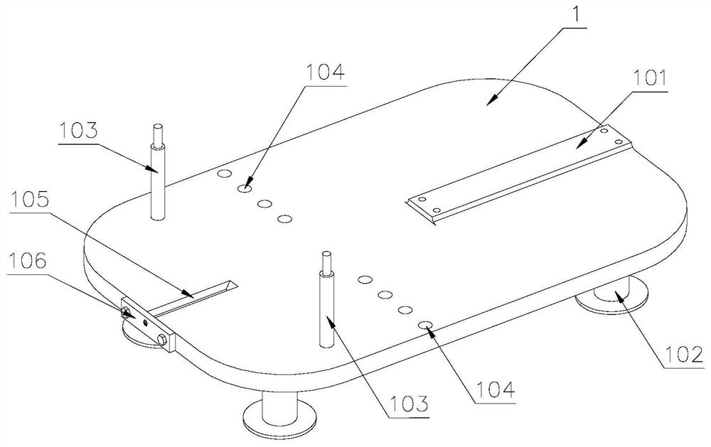 Transformer low-voltage side busbar flat bending and vertical bending integrated device