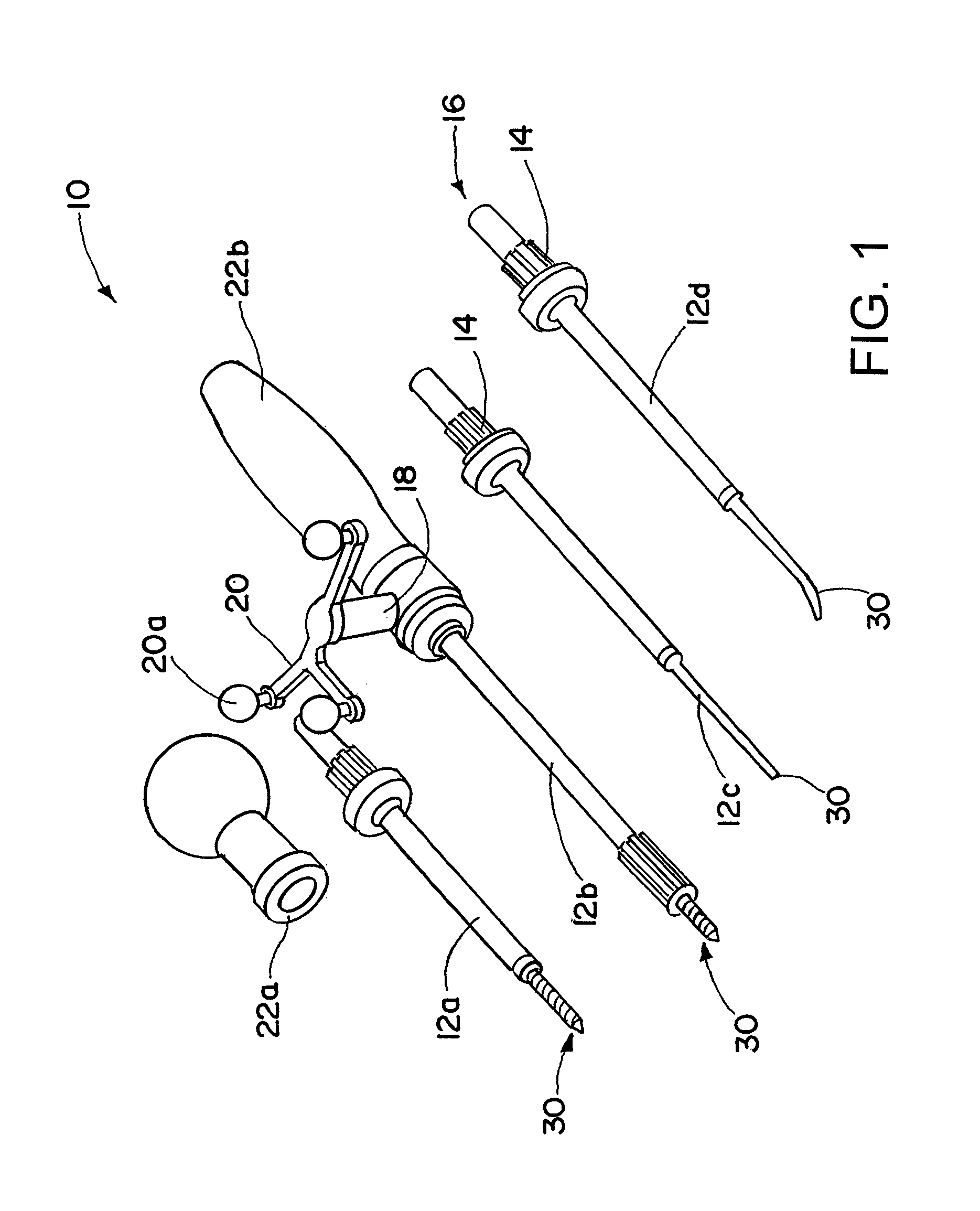 Universal instrument or instrument set for computer guided surgery