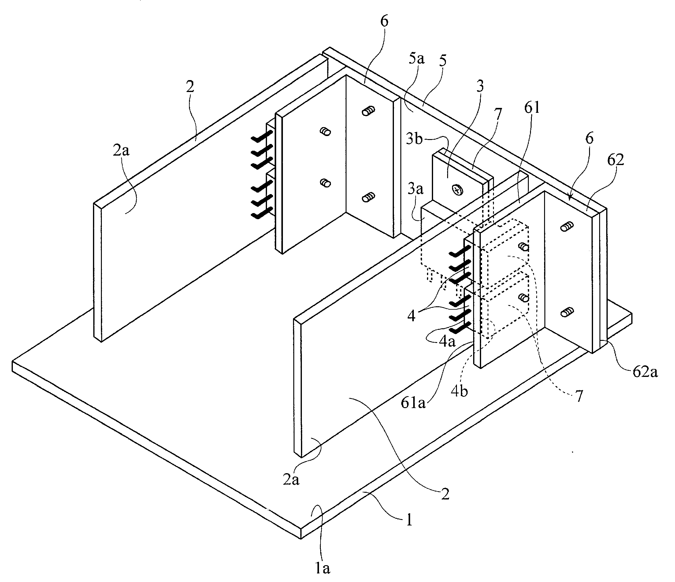 Semiconductor device including main substrate and sub substrates and fabrication method of the same