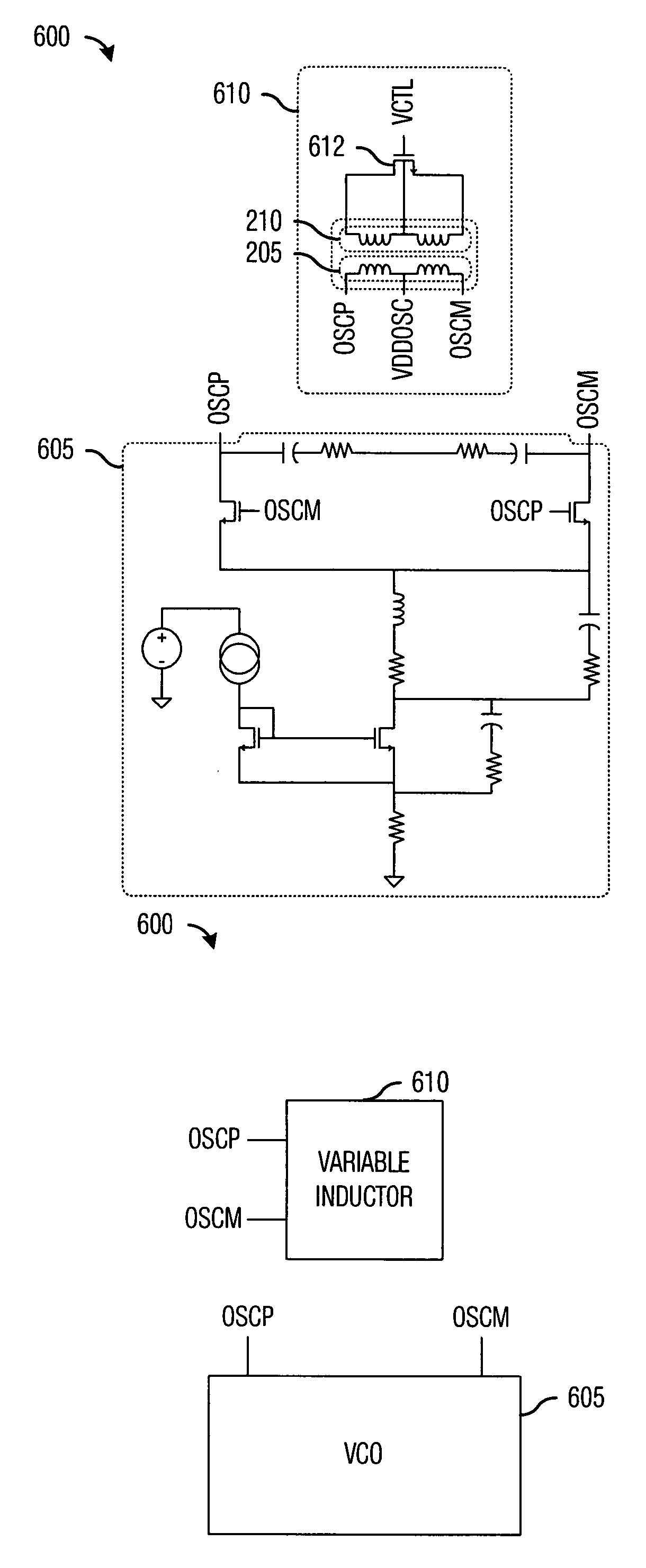 System and method for increasing radio frequency (RF)/microwave inductor-capacitor (LC) oscillator frequency tuning range