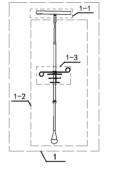 Novel hanging type infusion stand