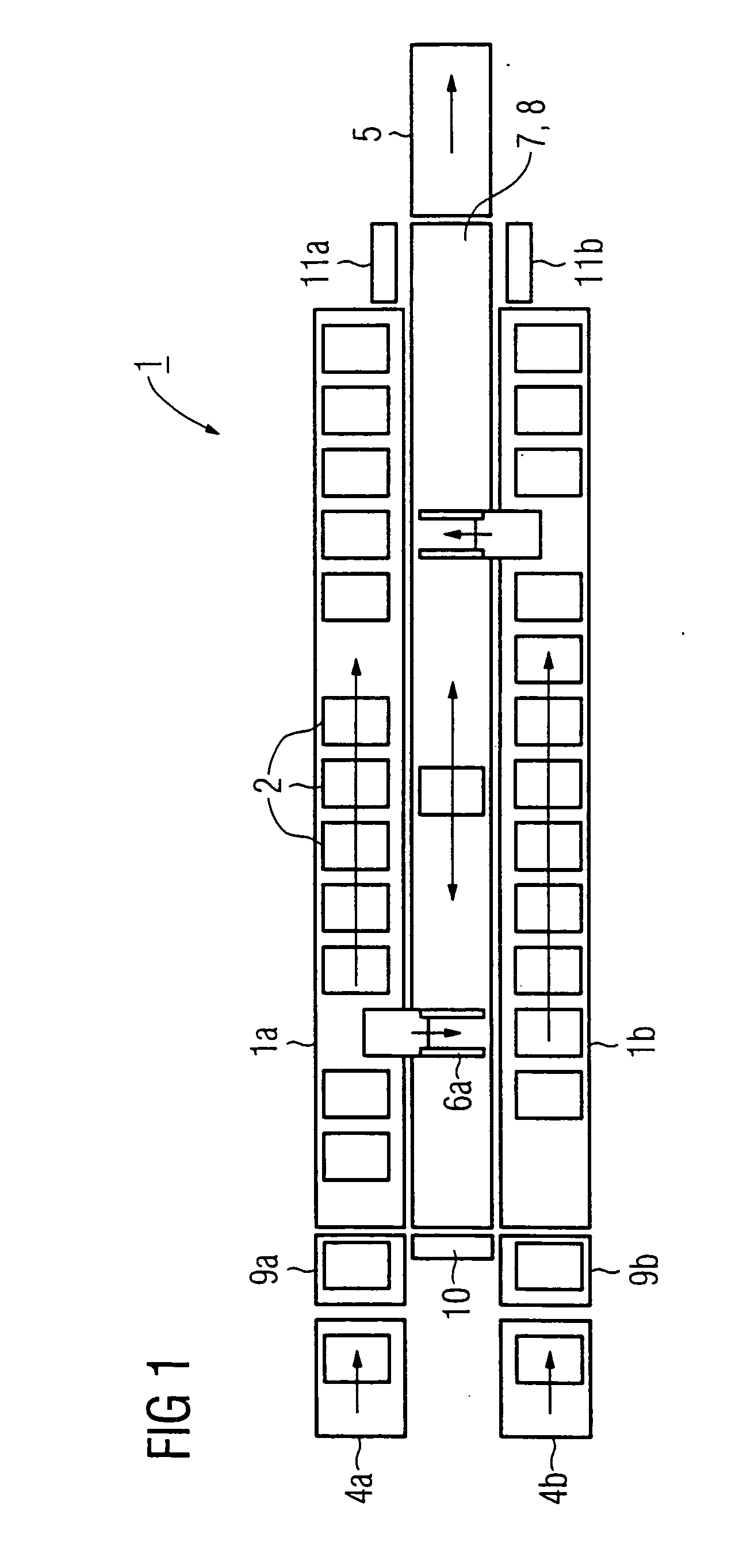 Apparatus for forming a sequence of load carriers by means of a temporary store, and method for temporary storage