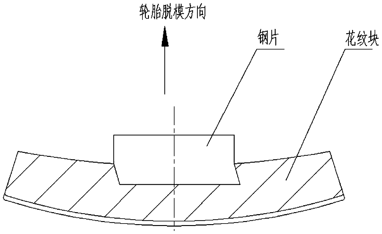 Anti-falling steel sheet structure and steel sheet embedding method