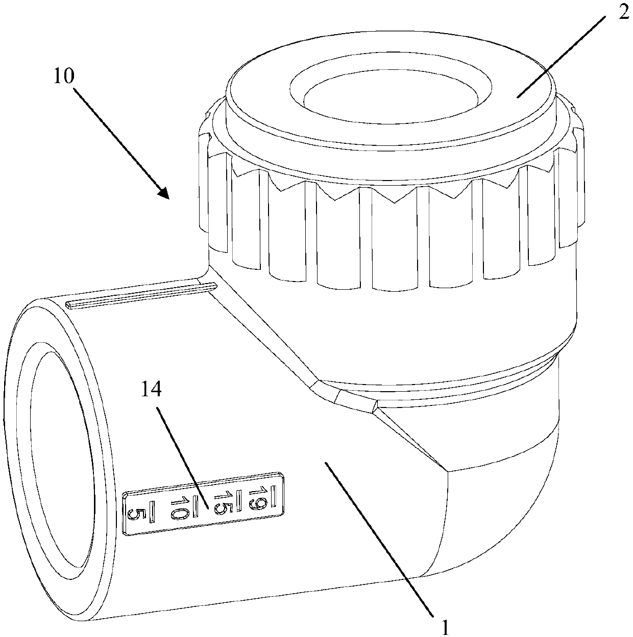 Pipefitting for connecting metal compound tubular product