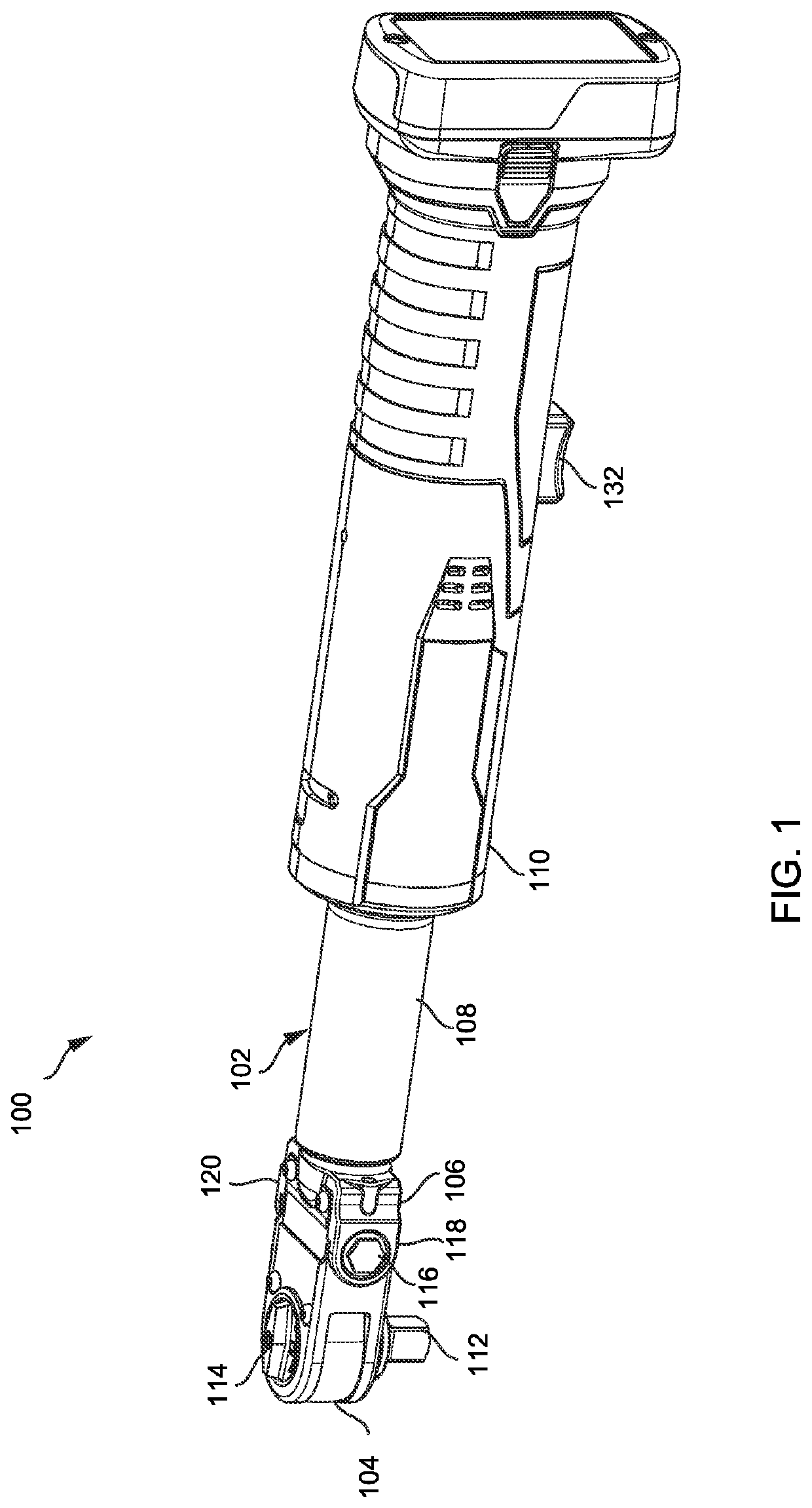 Multi-piece housing for indexable motorized ratchet tools