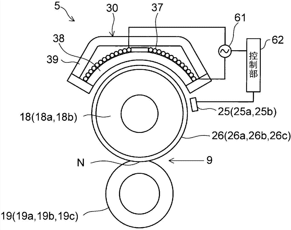 Fixing device and image forming apparatus equipped with the fixing device