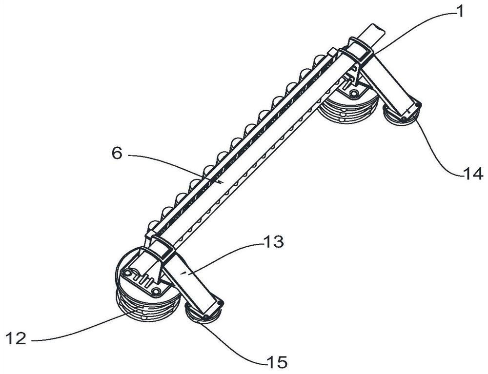 Bridge guardrail reinforcing anti-collision structure