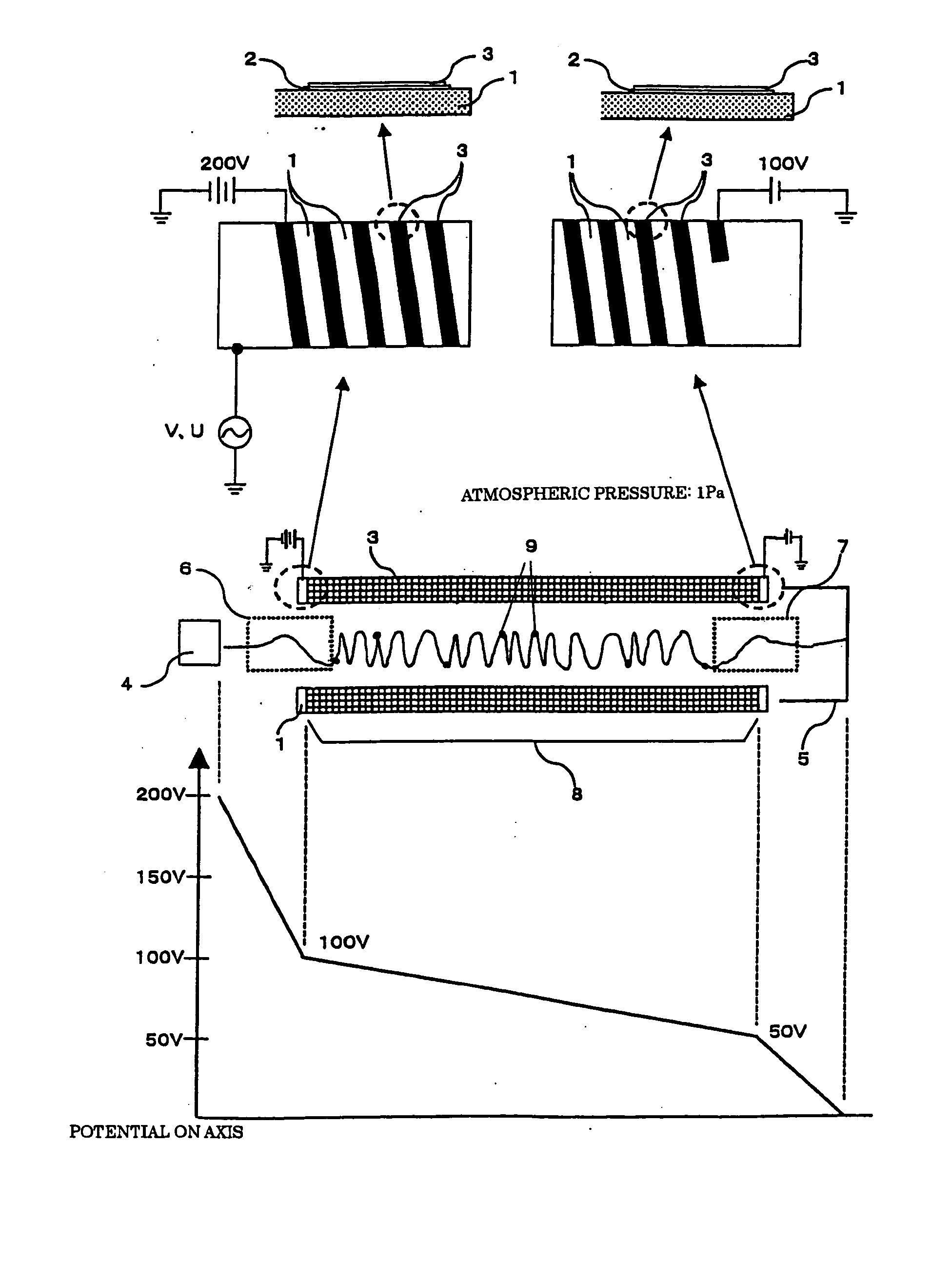 Q-pole type mass spectrometer