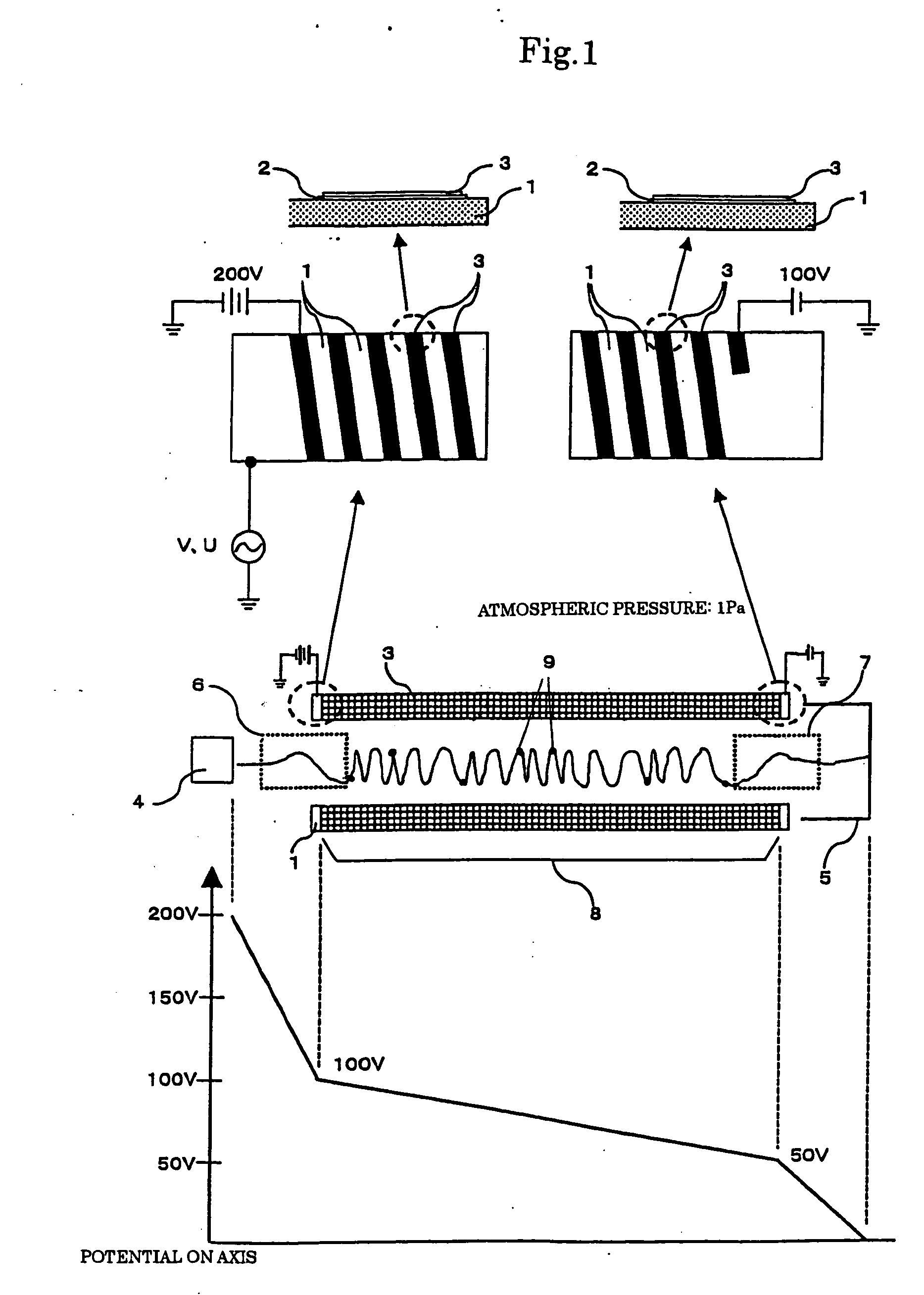 Q-pole type mass spectrometer