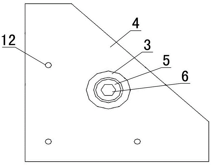 Connecting piece for splicing wooden box units to form light wood structural platform and splicing method