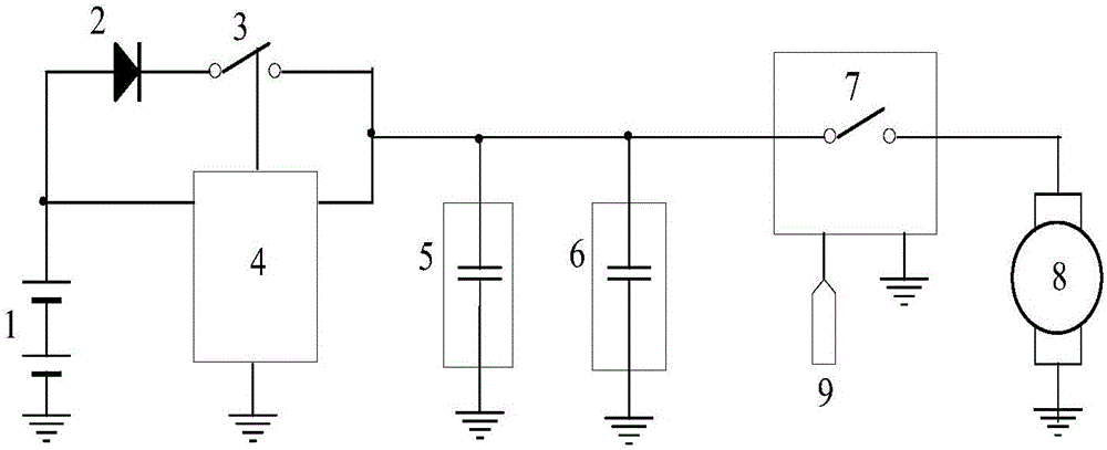 Transient power boosting device and transient power boosting method based on ruthenium super-capacitors