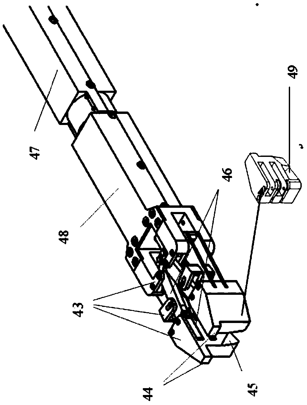 Tail end structure of multipurpose manipulator