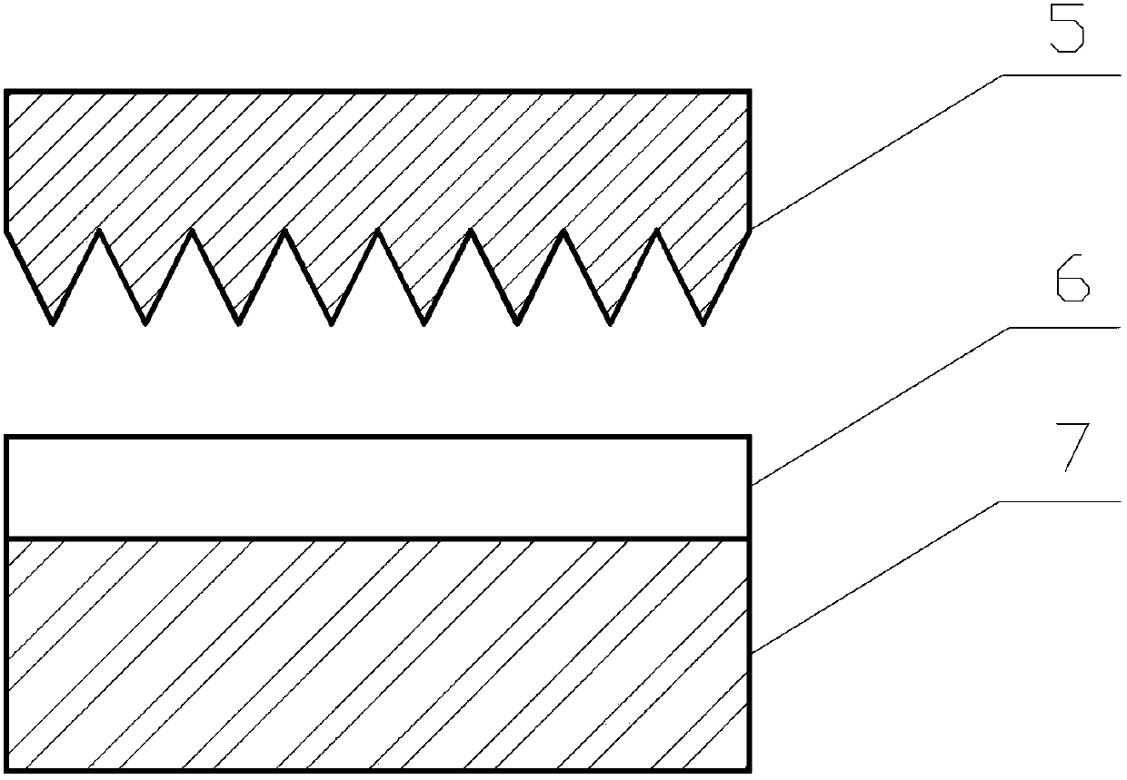 Hot-pressing preparation method for aluminum-coated TPU (thermoplastic polyurethane) film resistance reduction microgrooves for airship skin