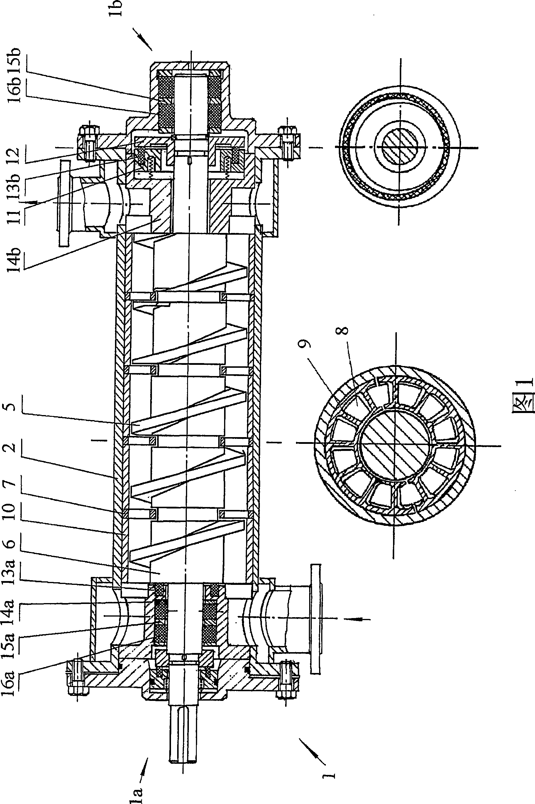 Uni-axial screw pump