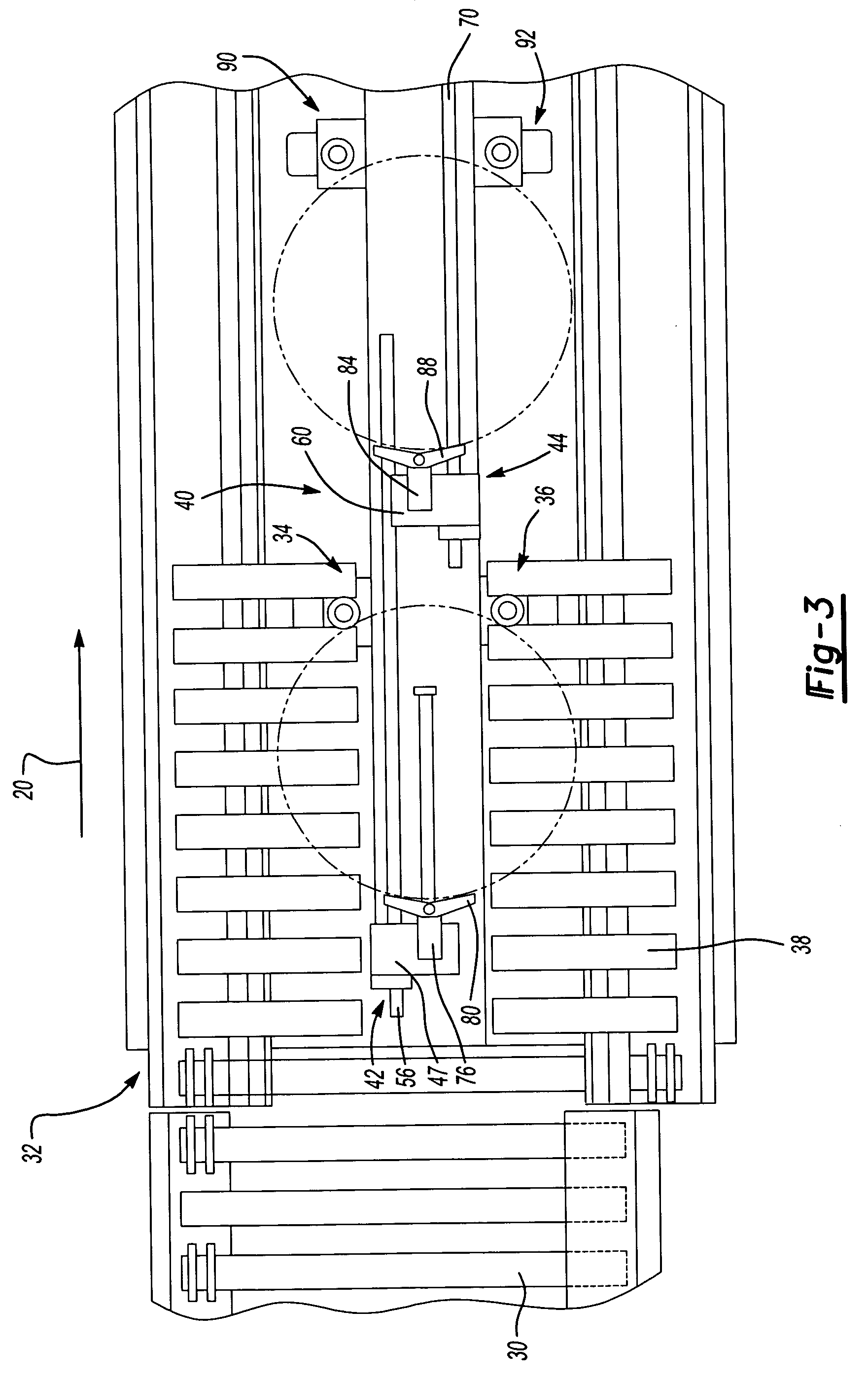 Valve stem installation assembly using radial zone identification system