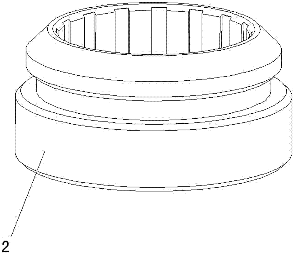 Spiral grid type anti-clamping sealing structure