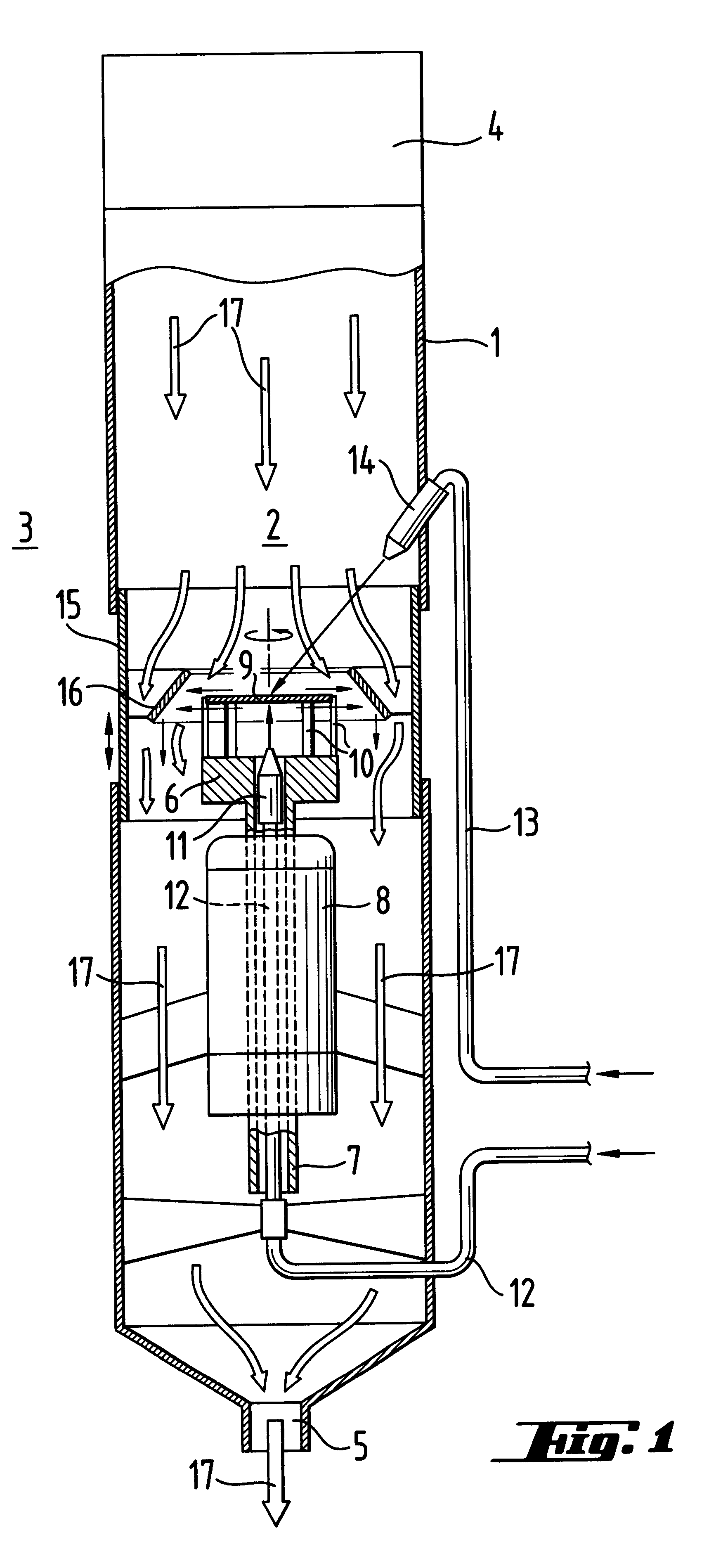 Centrifuge and method for centrifuging a semiconductor wafer