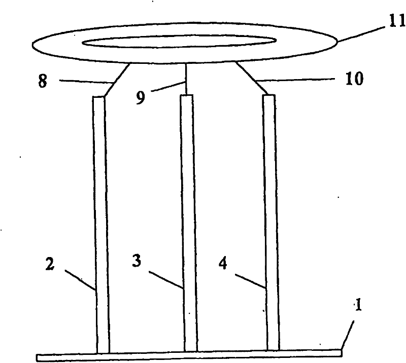 Device for a system components of a high-voltage impulse test system