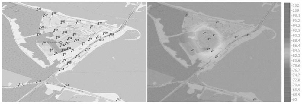 Method for acquiring space-based radio frequency map