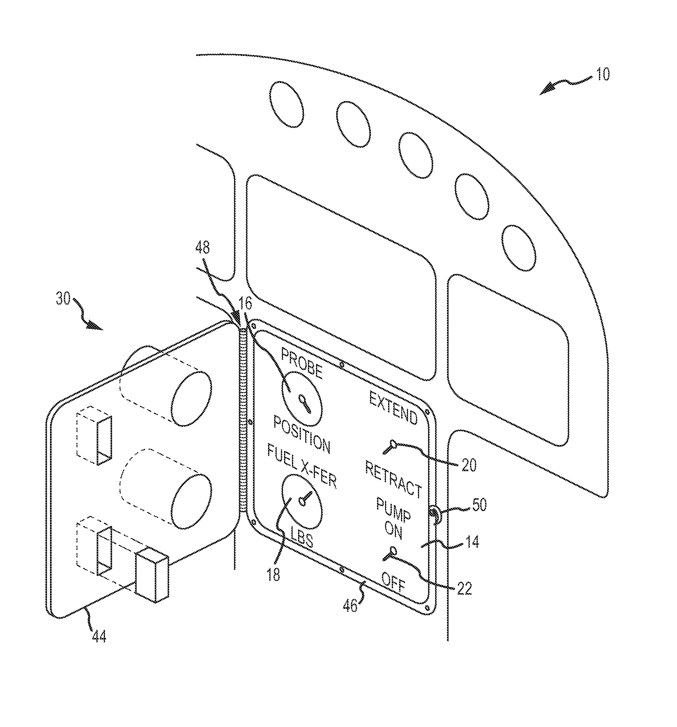 Remote actuation system for a human/machine interface