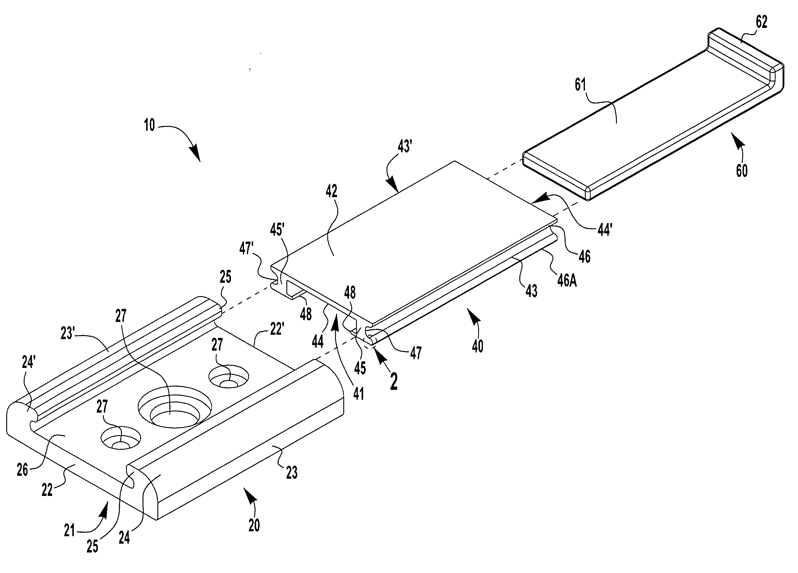 Non-penetrating elastomeric membrane anchoring system