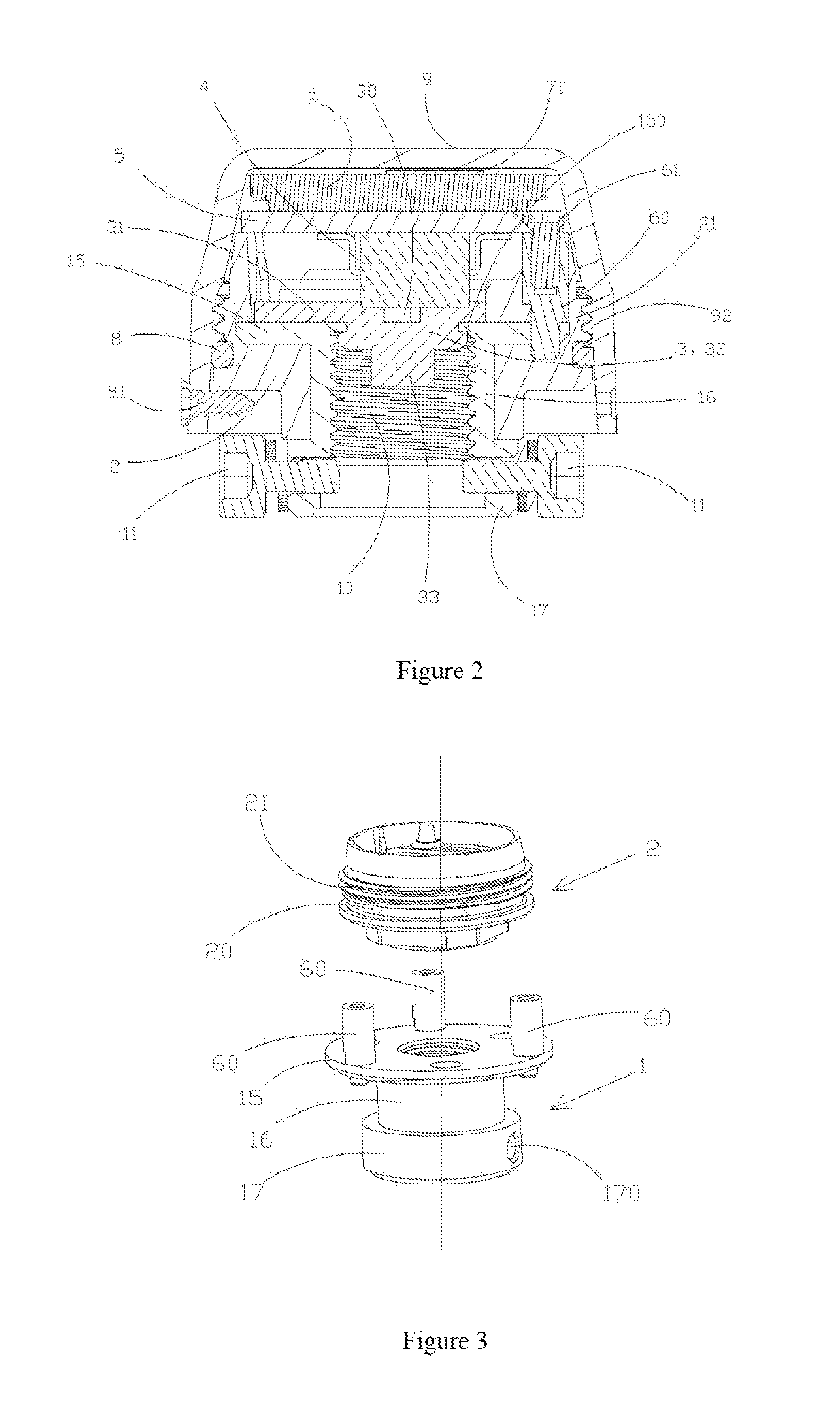 External tire pressure sensing device