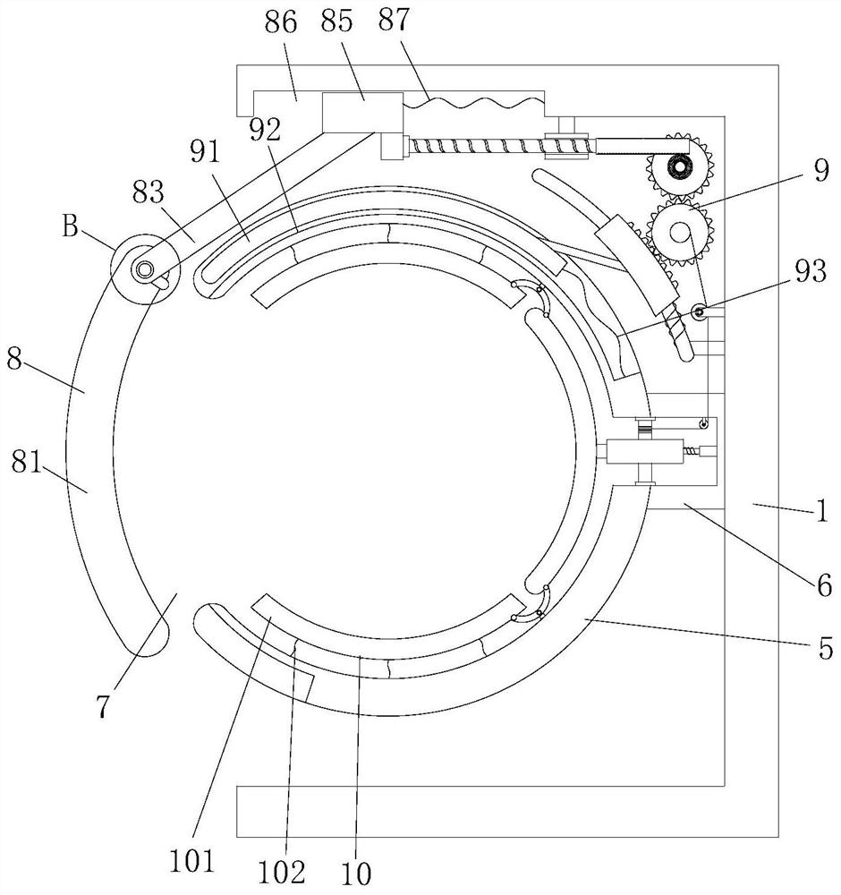 Anti-pressure nursing device for affected part of orthopedic patient