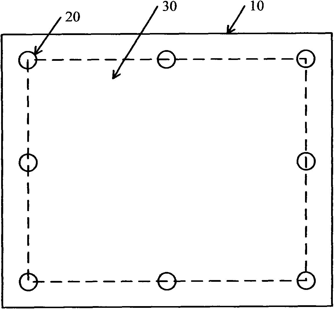 Calibration pattern of camera and calibration and detection method based on same