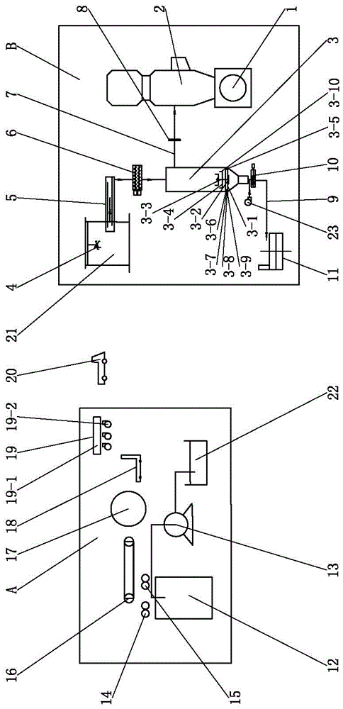 A method of treating sludge with a cement kiln and a sludge gasification cement kiln system