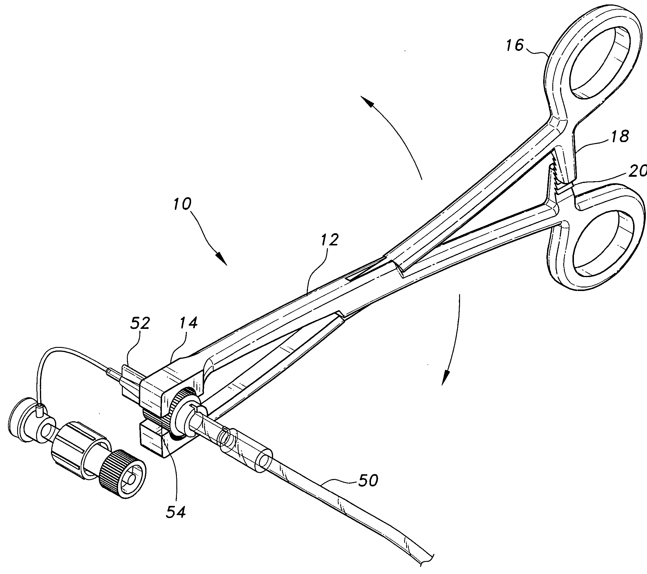 Medical device to remove hubs/ends of intravenous tubing