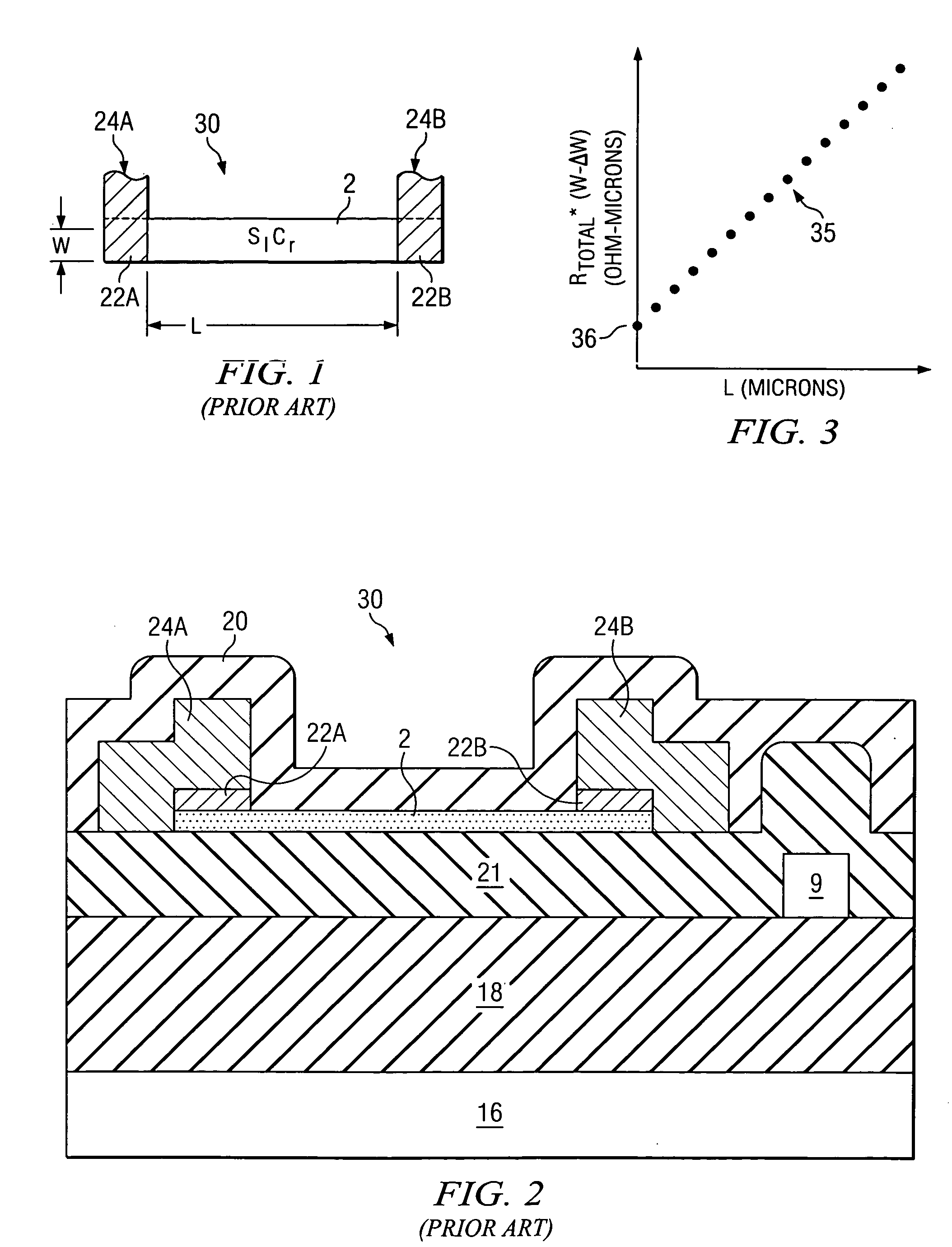 Thin film resistor head structure and method for reducing head resistivity variance