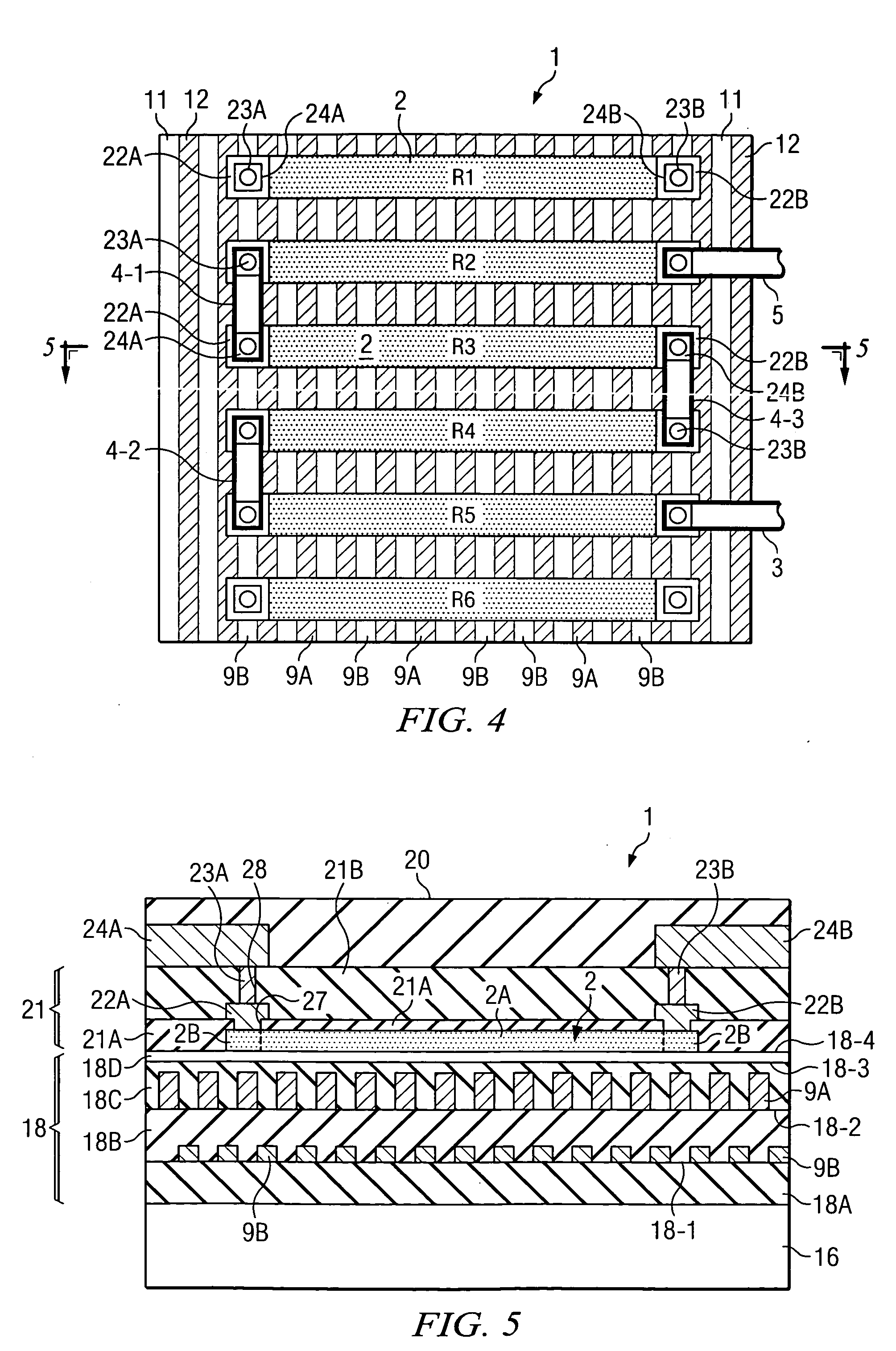 Thin film resistor head structure and method for reducing head resistivity variance