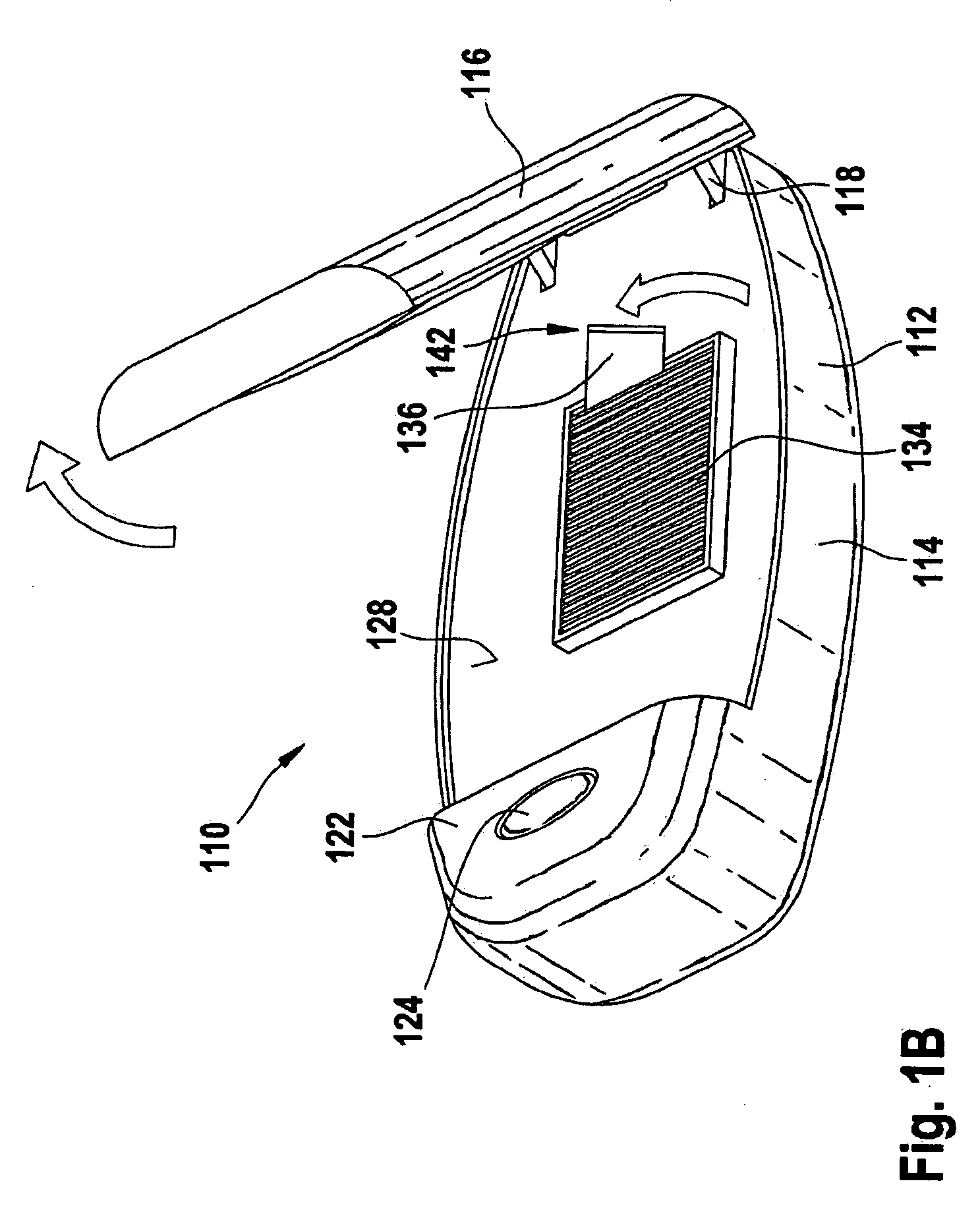 Test device for determining an analyte concentration