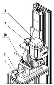 Drive feeding device of magnetic grinding machine production line